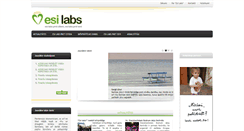 Desktop Screenshot of esilabs.lv